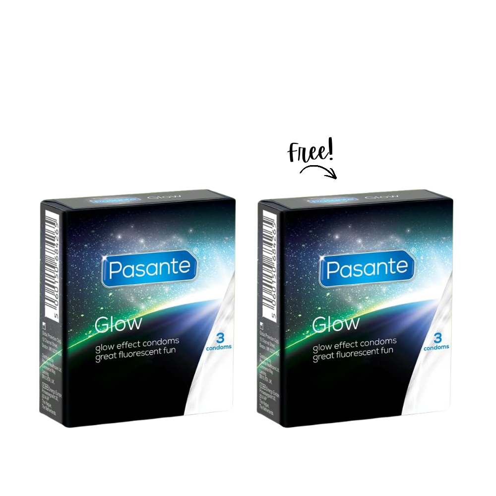 2x Pasante - Glow 3 Condoms